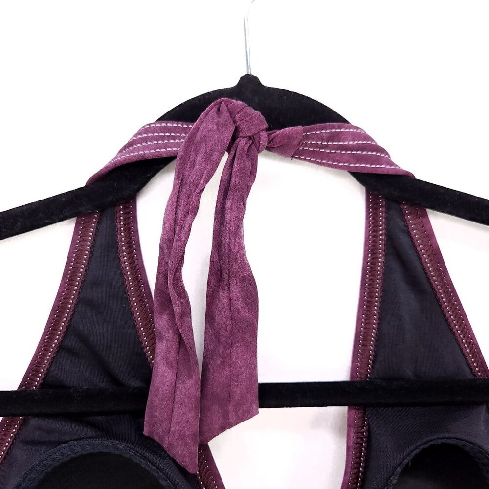 Magicsuit One Piece Swimsuit Size 6 Halter Top Padded Bathing Suit Purple USA - Picture 13 of 15
